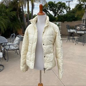 Steve Madden Cream Quilted Puffer Jacket
